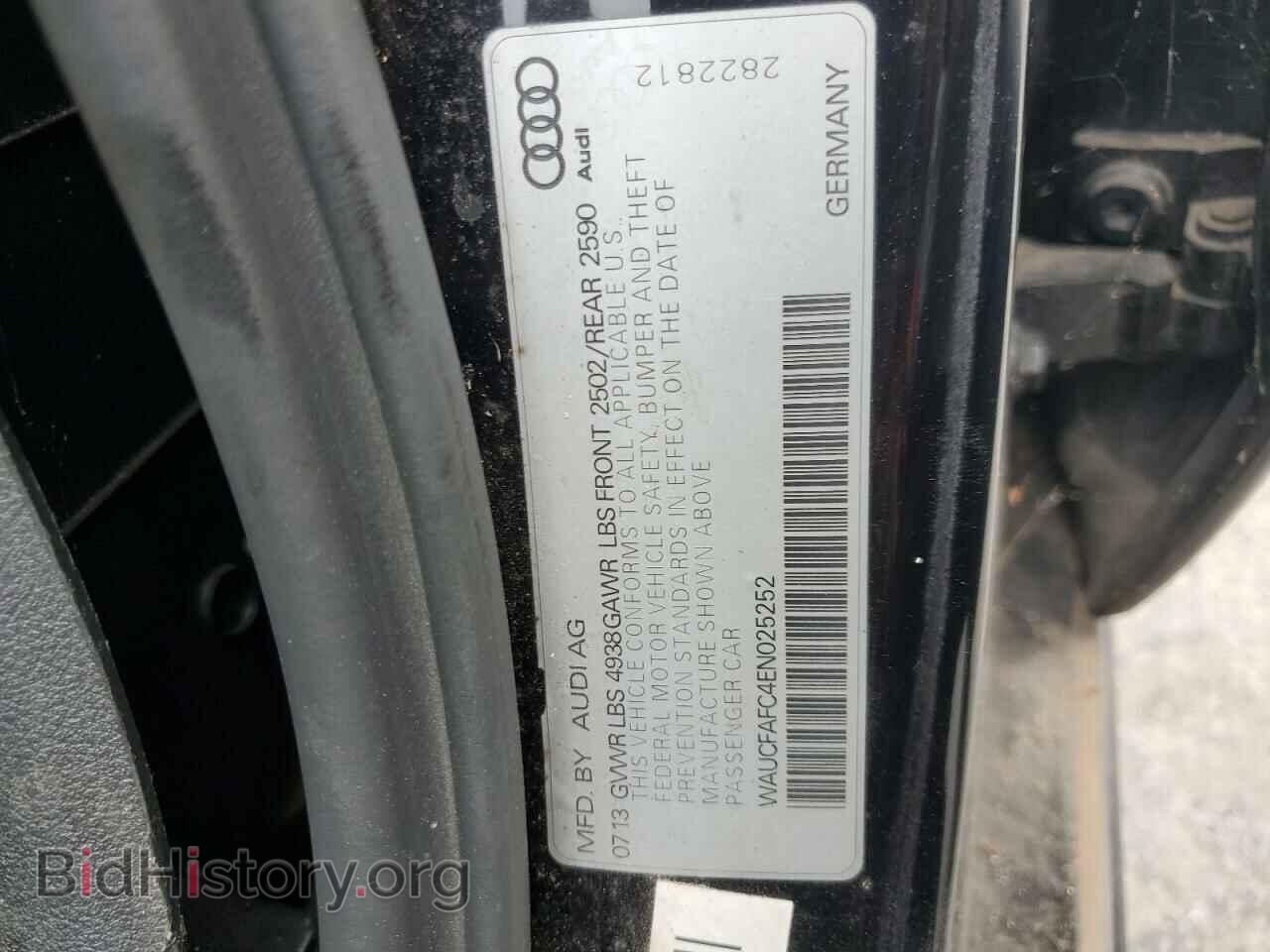 2014 AUDI A6 - VIN: WAUCFAFC4EN025252 - Photo 13