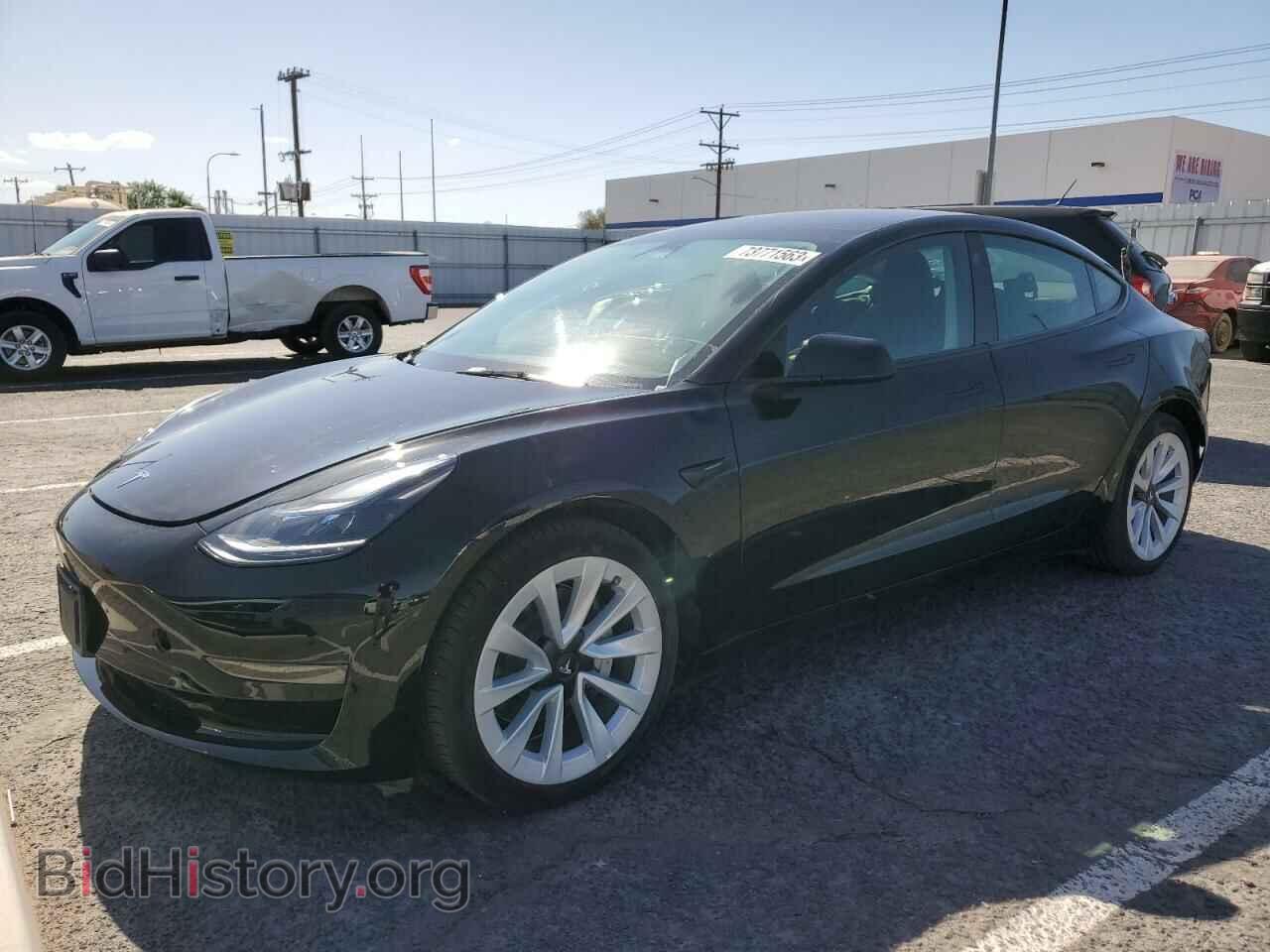 Photo 5YJ3E1EA2NF371675 - TESLA MODEL 3 2022