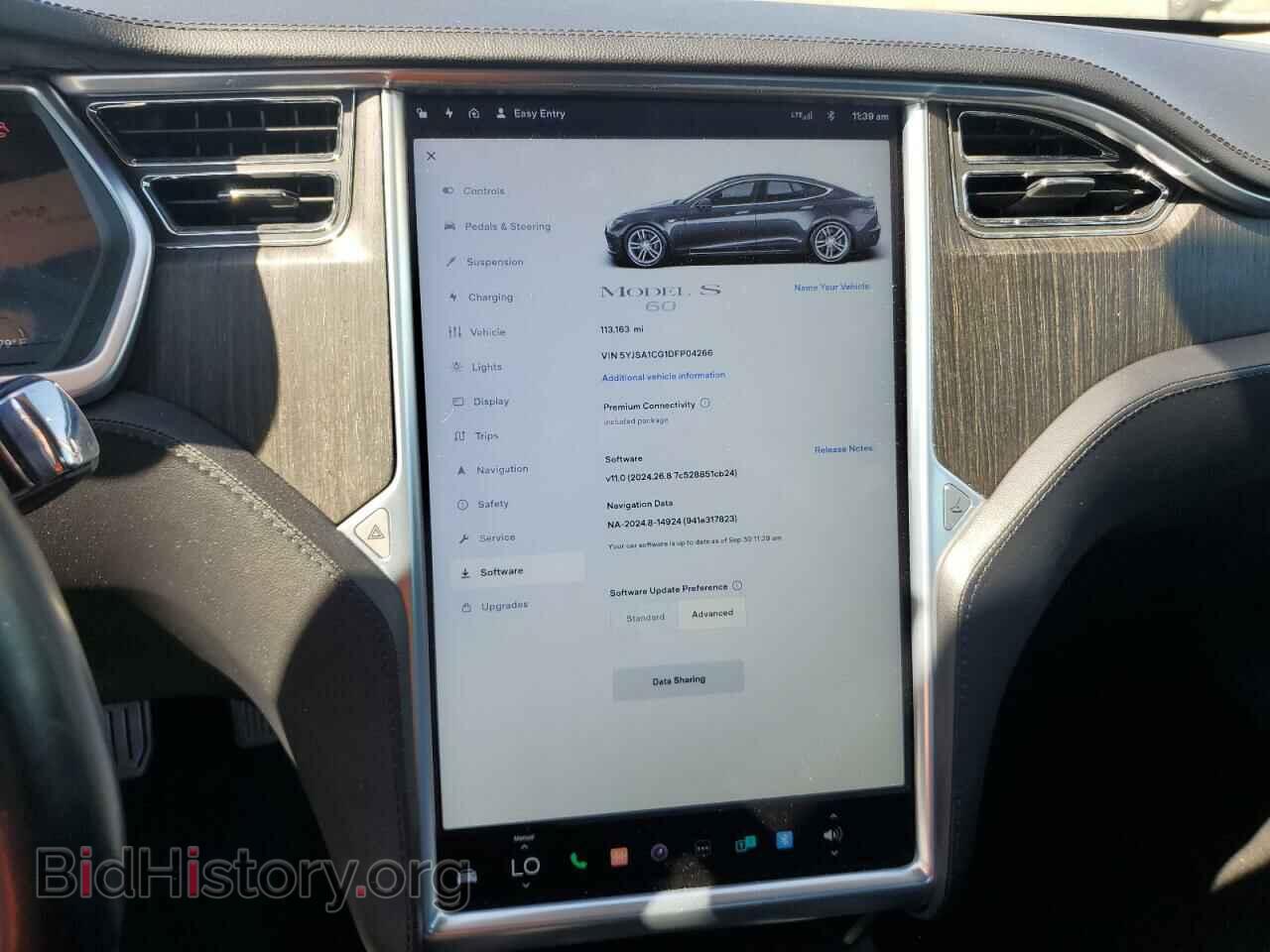2013 TESLA MODEL S - VIN: 5YJSA1CG1DFP04266 - Photo 9