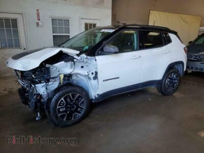 2020 Jeep COMPASS Compass TR, белый — VIN 3C4NJDDB1LT123786, Copart