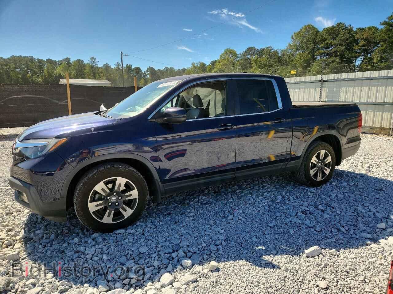 2017 Honda RIDGELINE RTL (VIN 5FPYK2F57HB008371) — фото 1 из 12, Copart, повреждение: задняя часть