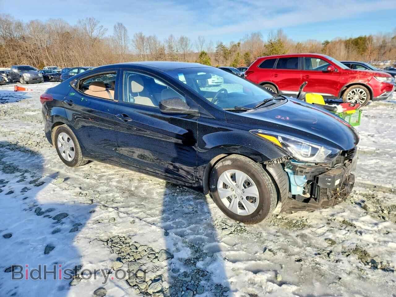 2016 HYUNDAI ELANTRA - VIN: 5NPDH4AE6GH775721 - Фото 4