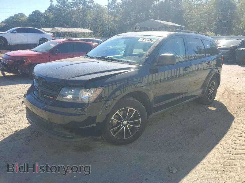 2017 Dodge JOURNEY SE (VIN 3C4PDCAB7HT573786) — фото 1 из 12, Copart, повреждение: передняя часть