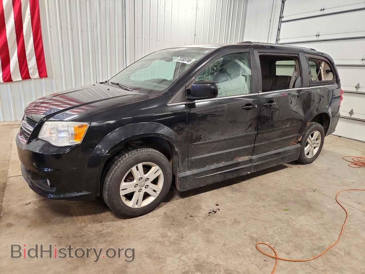 2011 Dodge CARAVAN Crew (VIN 2D4RN5DGXBR711696) — photo 1 of 13, Copart, damage: side