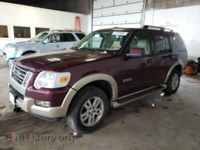 2006 Ford EXPLORER Explorer E, maroon — VIN 1FMEU74E96UB70959, Copart