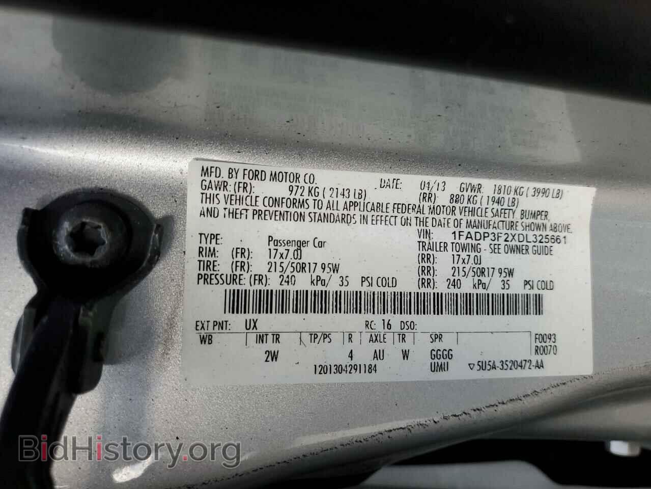 2013 FORD FOCUS - VIN: 1FADP3F2XDL325661 - Photo 12