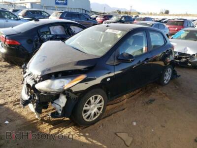 2013 Mazda 2 MAZDA2, черный — VIN JM1DE1KY0D0170621, Copart