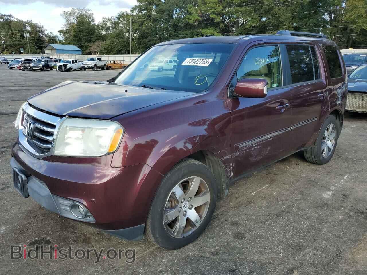 Фотография 5FNYF3H96CB018630 - HONDA PILOT 2012