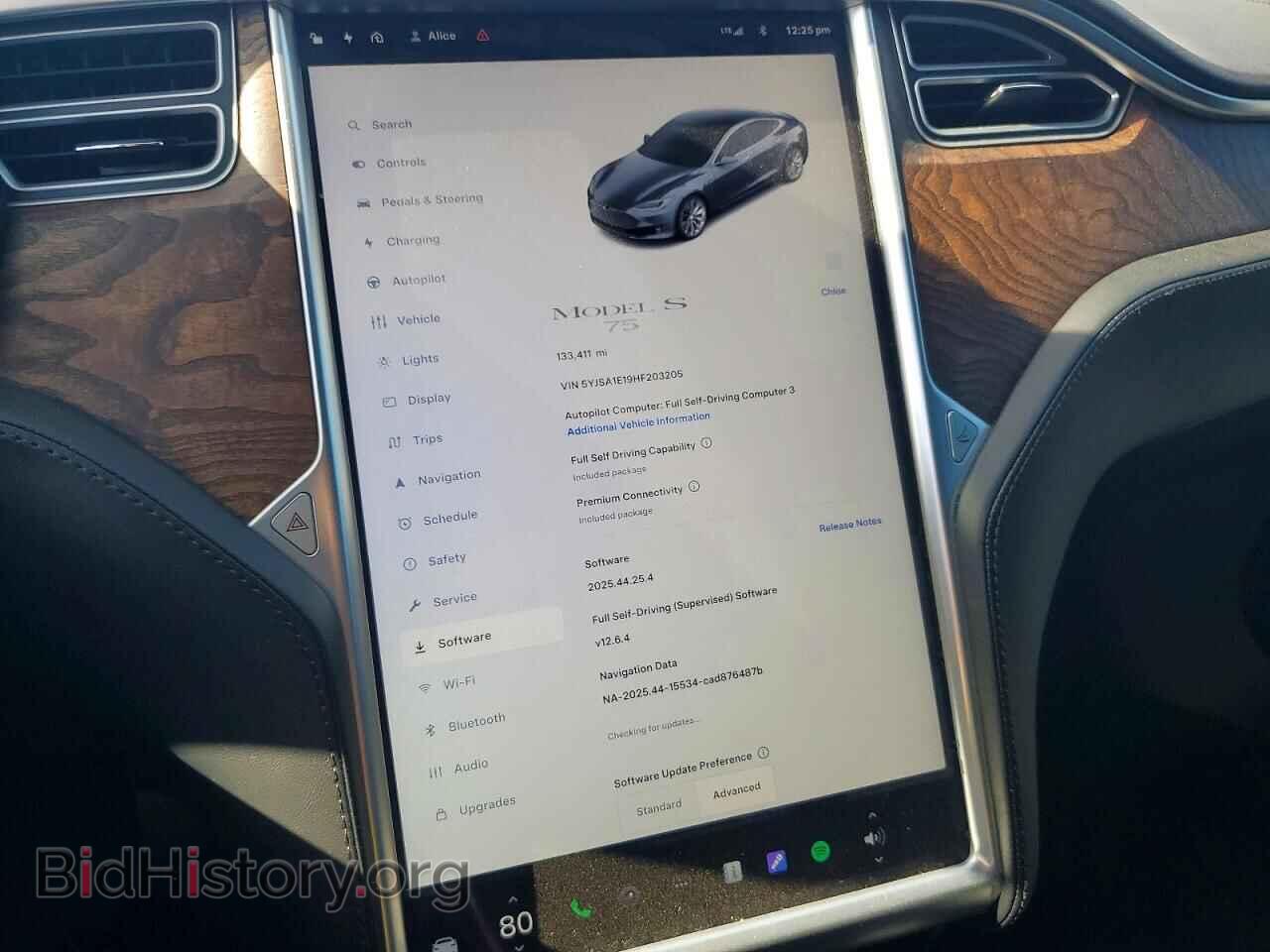 2017 TESLA MODEL S - VIN: 5YJSA1E19HF203205 - Photo 9
