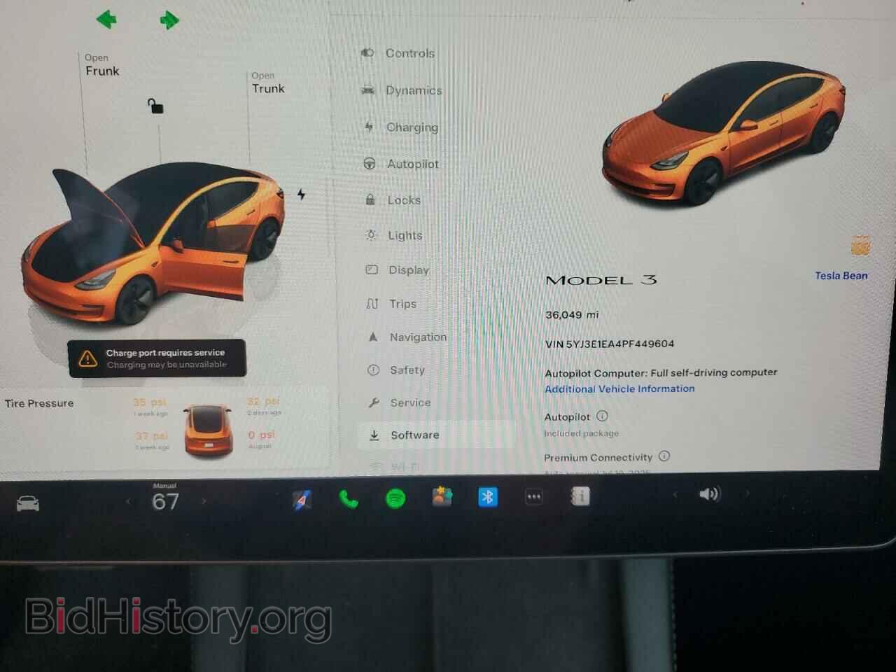 2023 TESLA MODEL 3 - VIN: 5YJ3E1EA4PF449604 - Фото 9