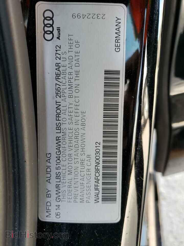2015 AUDI A6 - VIN: WAUFFAFC8FN003012 - Фото 12