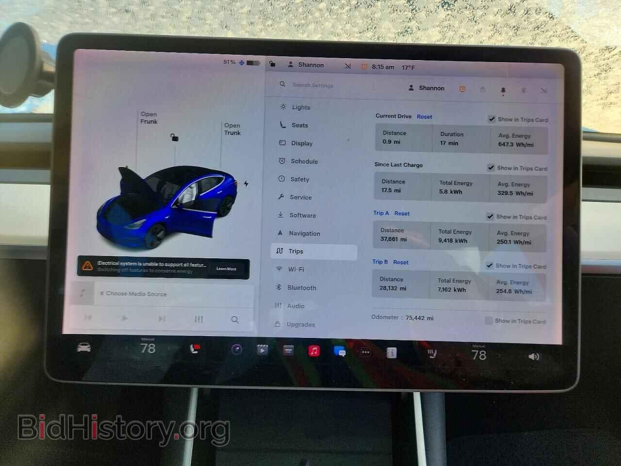 2019 TESLA MODEL 3 - VIN: 5YJ3E1EA1KF486103 - Photo 9