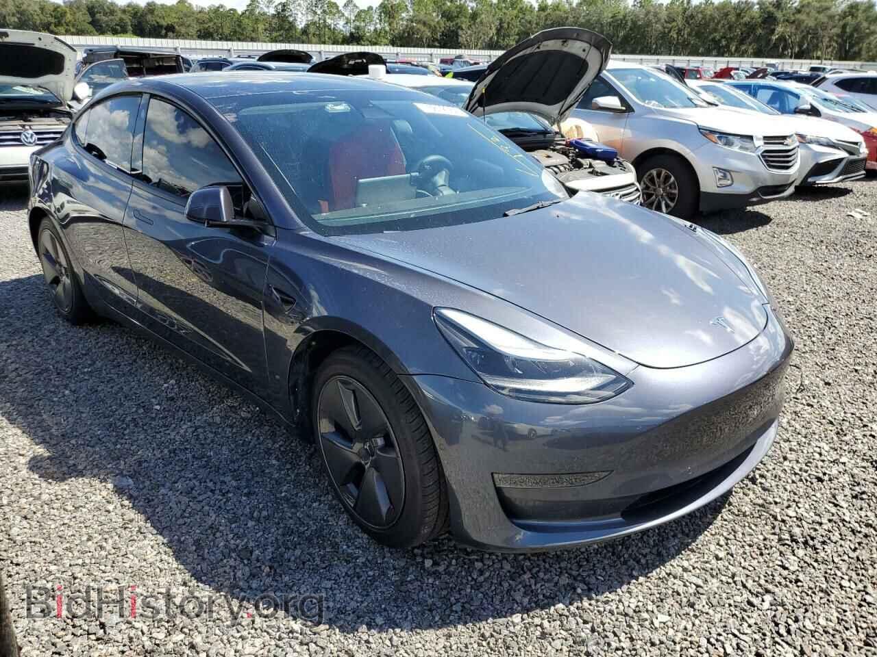 2022 TESLA MODEL 3 - VIN: 5YJ3E1EBXNF287404 - Фото 4