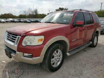 2006 Ford EXPLORER Eddie Bauer, burgundy — VIN 1FMEU64E36ZA14087, Copart