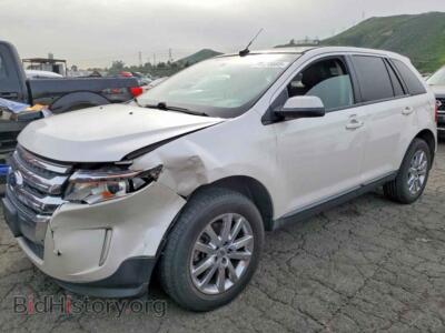2013 Ford EDGE SEL, white — VIN 2FMDK3JC3DBB30554, Copart
