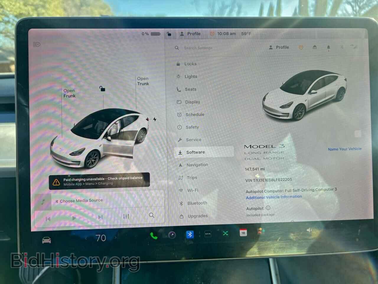 2020 TESLA MODEL 3 - VIN: 5YJ3E1EB8LF622205 - Фото 8