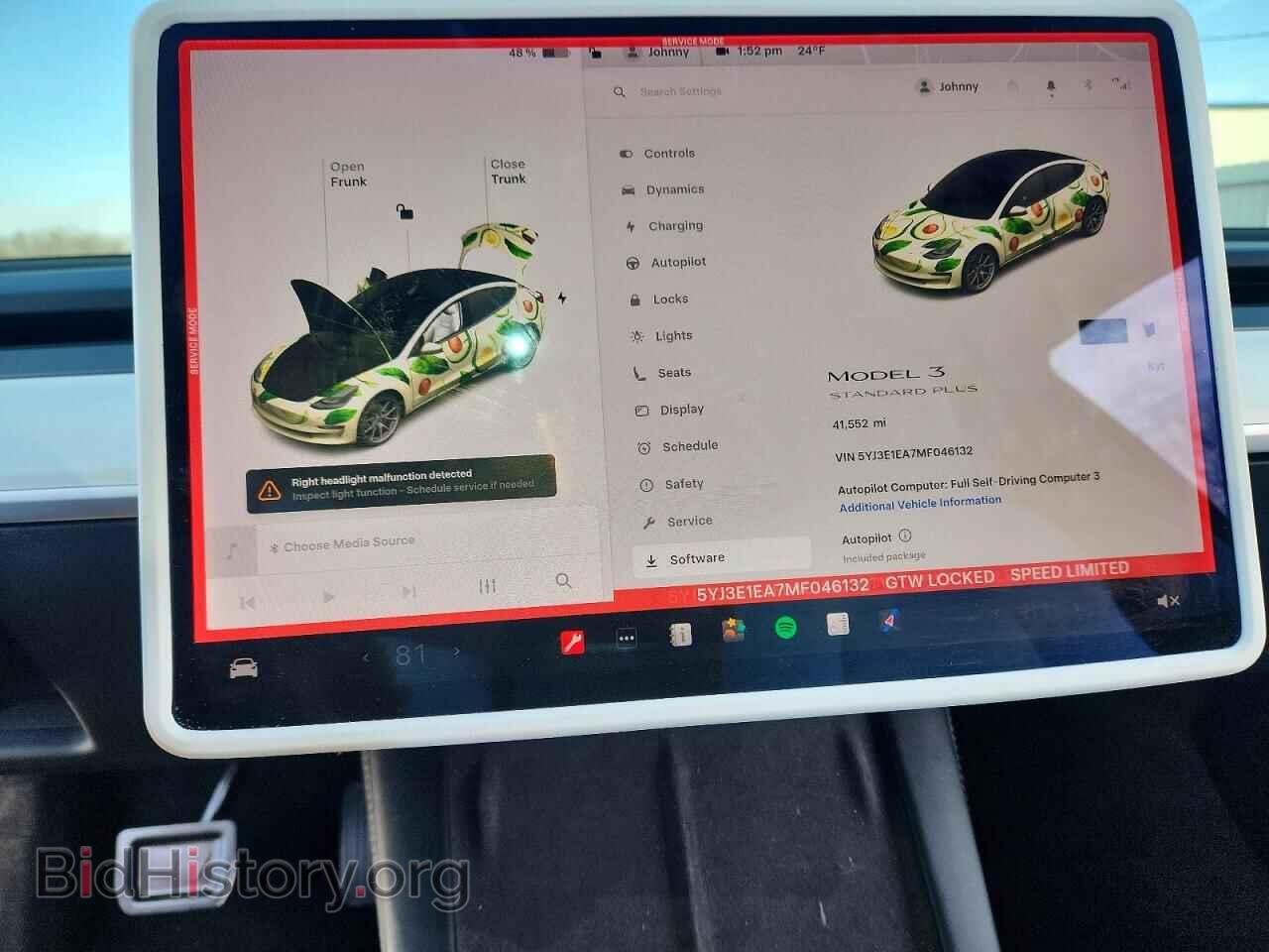 2021 TESLA MODEL 3 - VIN: 5YJ3E1EA7MF046132 - Фото 9