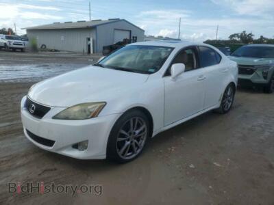 2008 Lexus IS 250, white — VIN JTHBK262482070834, Copart