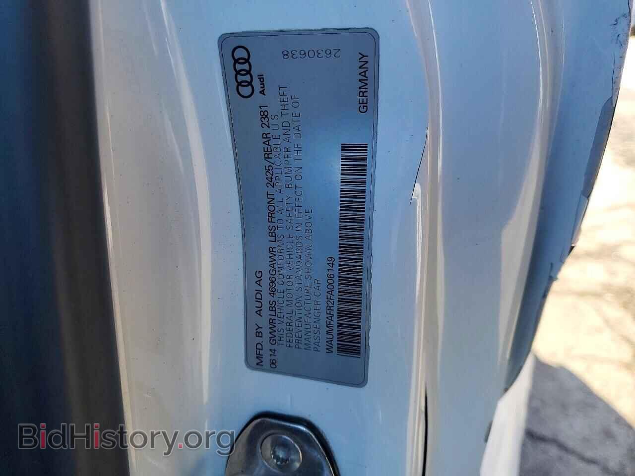 2015 AUDI A5 - VIN: WAUMFAFR2FA006149 - Фото 12