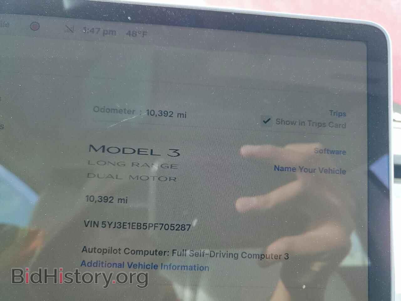 2023 TESLA MODEL 3 - VIN: 5YJ3E1EB5PF705287 - Photo 9