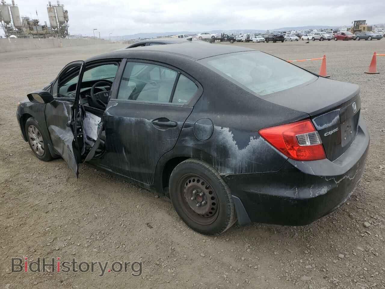 2012 HONDA CIVIC - VIN: 2HGFB2F55CH570211 - Фото 2