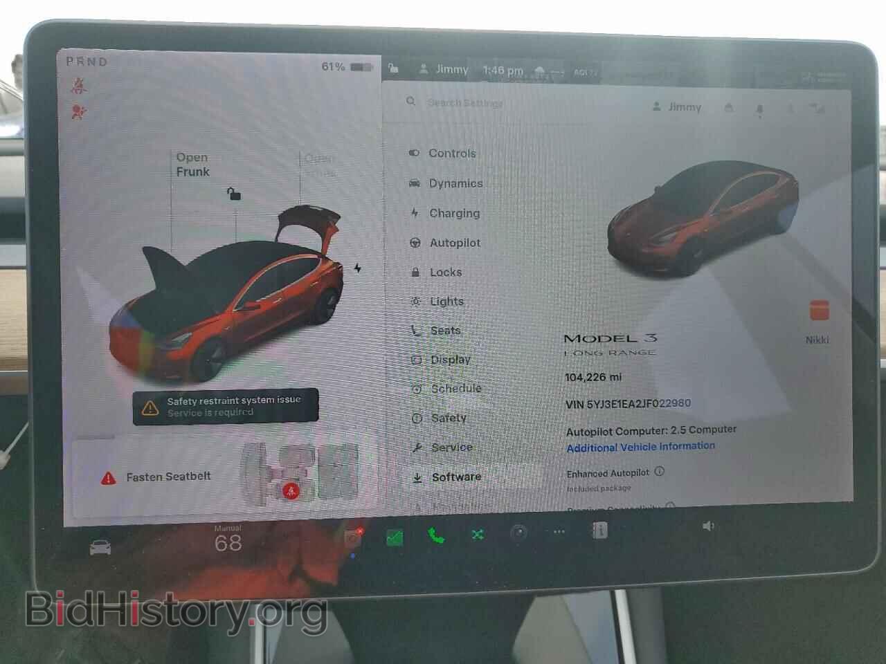 2018 TESLA MODEL 3 - VIN: 5YJ3E1EA2JF022980 - Photo 9