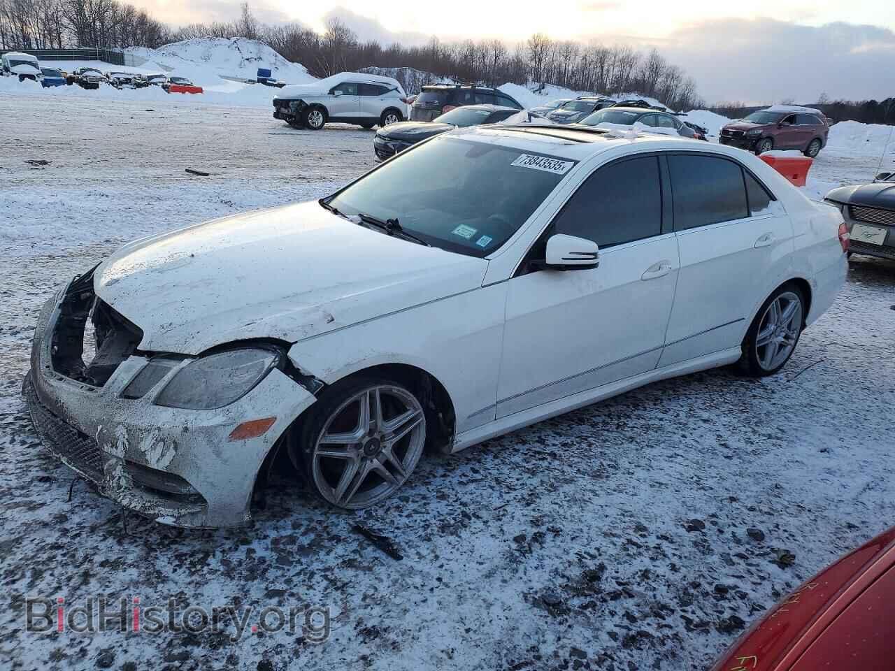 Photo WDDHF8JB1DA728559 - MERCEDES-BENZ E-CLASS 2013