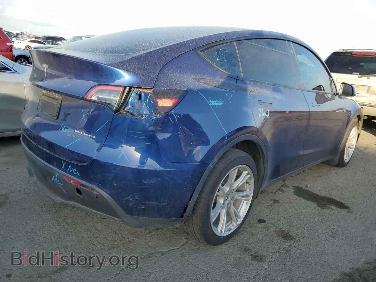 2022 TESLA MODEL Y - VIN: 7SAYGDEE5NF532236 - Фото 3