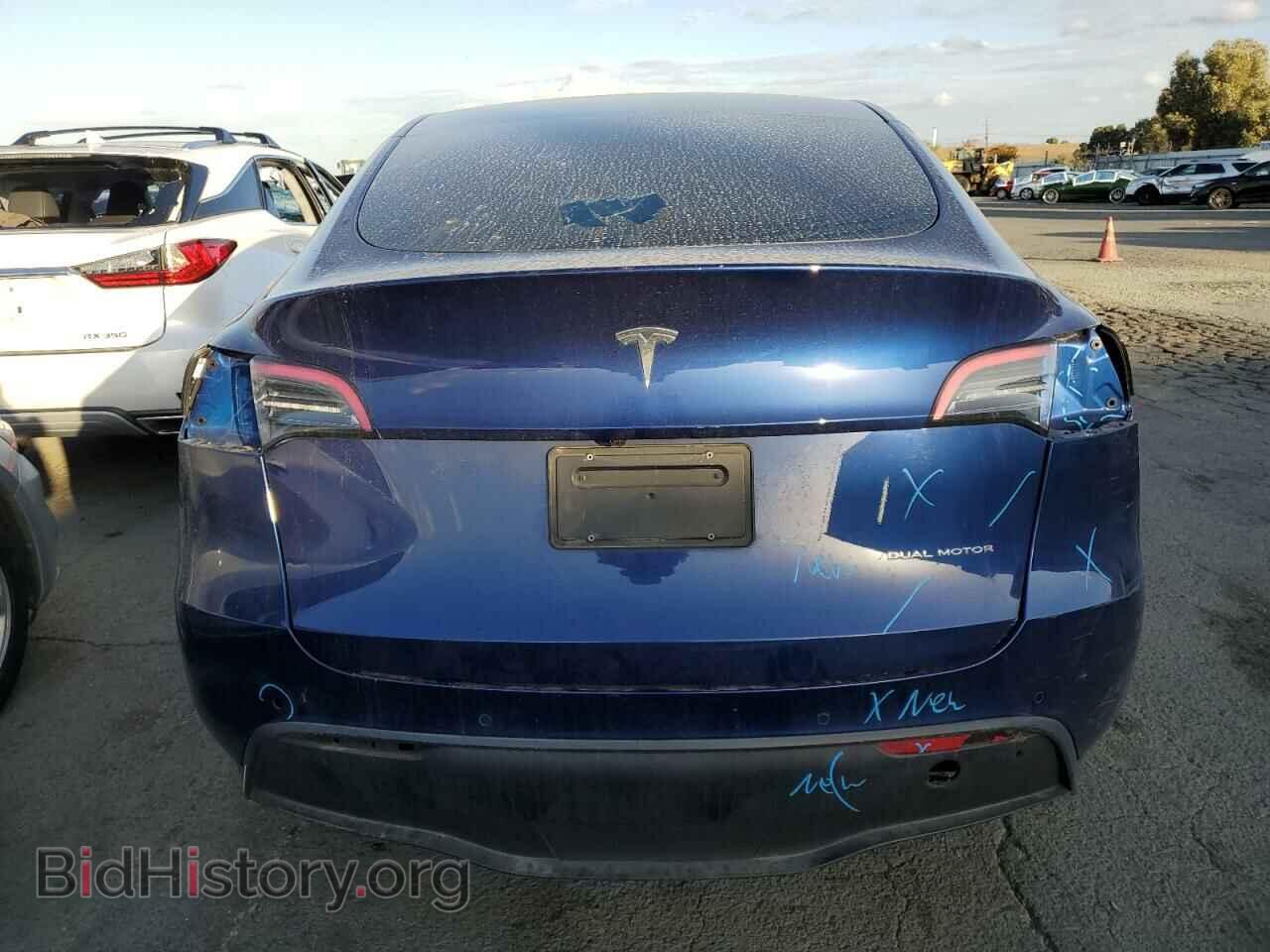2022 TESLA MODEL Y - VIN: 7SAYGDEE5NF532236 - Фото 6