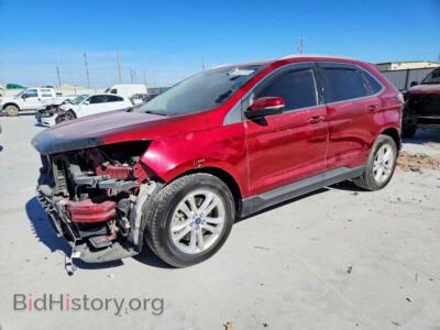 2019 Ford EDGE, red — VIN 2FMPK4J90KBB85550, Copart