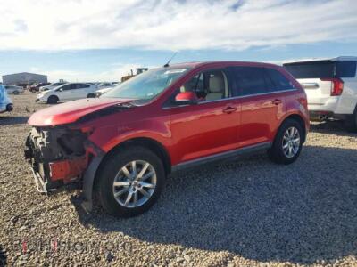 2011 Ford EDGE Limited, красный — VIN 2FMDK3KC8BBB22137, Copart