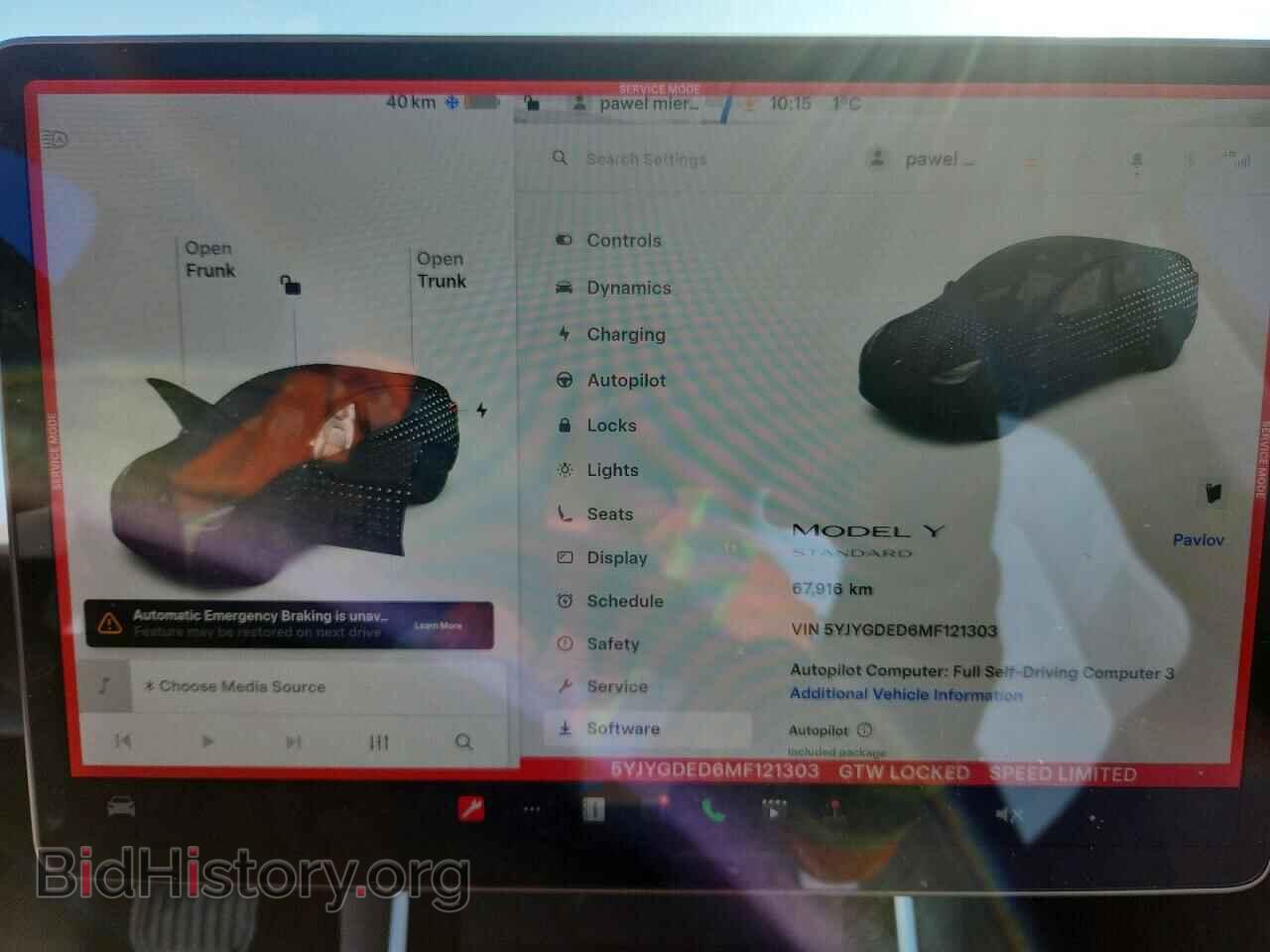 2021 TESLA MODEL Y - VIN: 5YJYGDED6MF121303 - Photo 9
