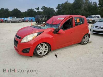 2014 Chevrolet SPARK 1LT, red — VIN KL8CD6S96EC519598, Copart