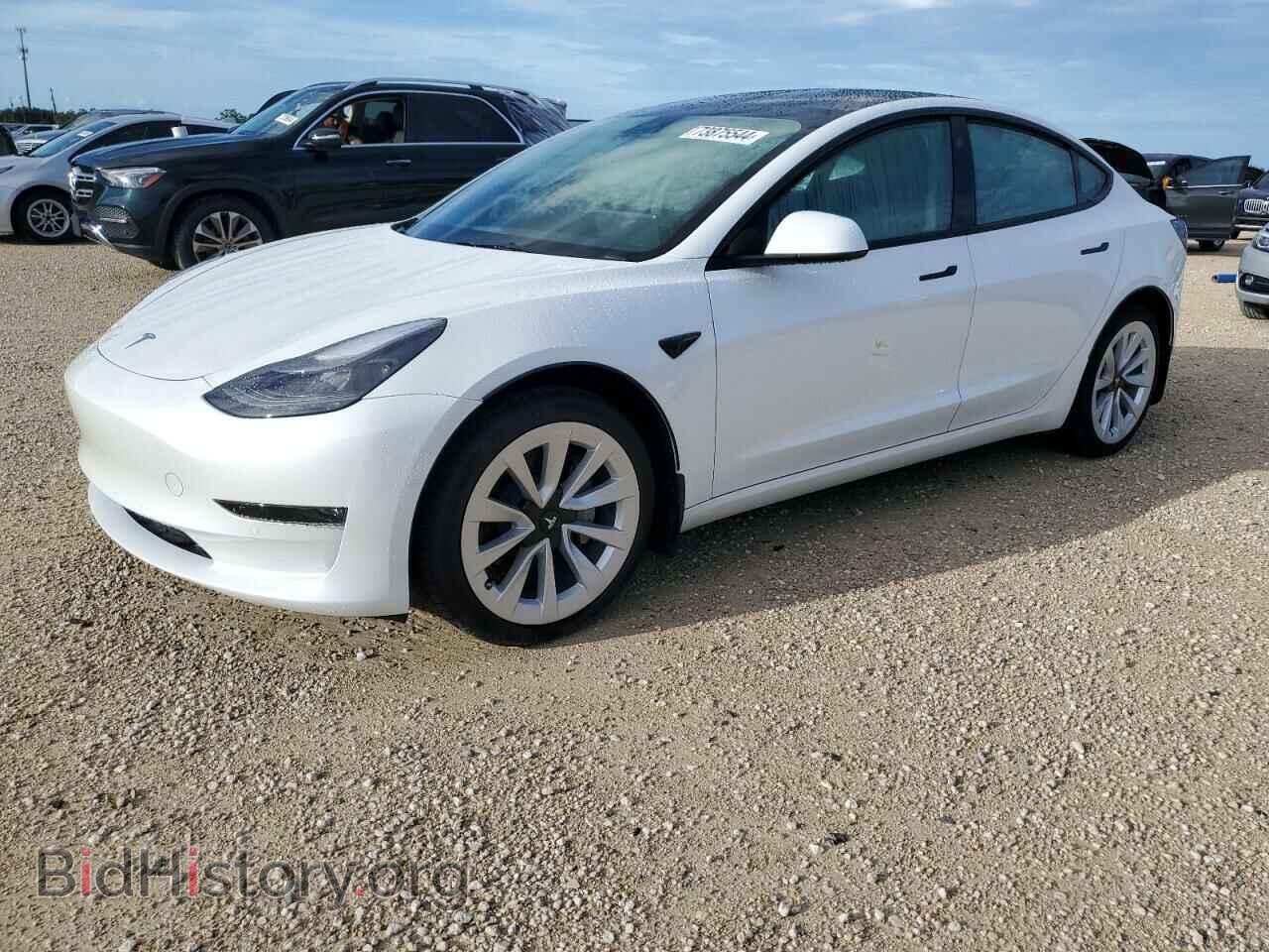 Photo 5YJ3E1EB7NF276845 - TESLA MODEL 3 2022