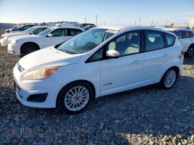 2015 Ford CMAX SE, белый — VIN 1FADP5AUXFL101166, Copart