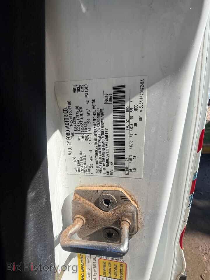 2021 FORD TRANSIT - VIN: NM0LS7E27M1496177 - Photo 10