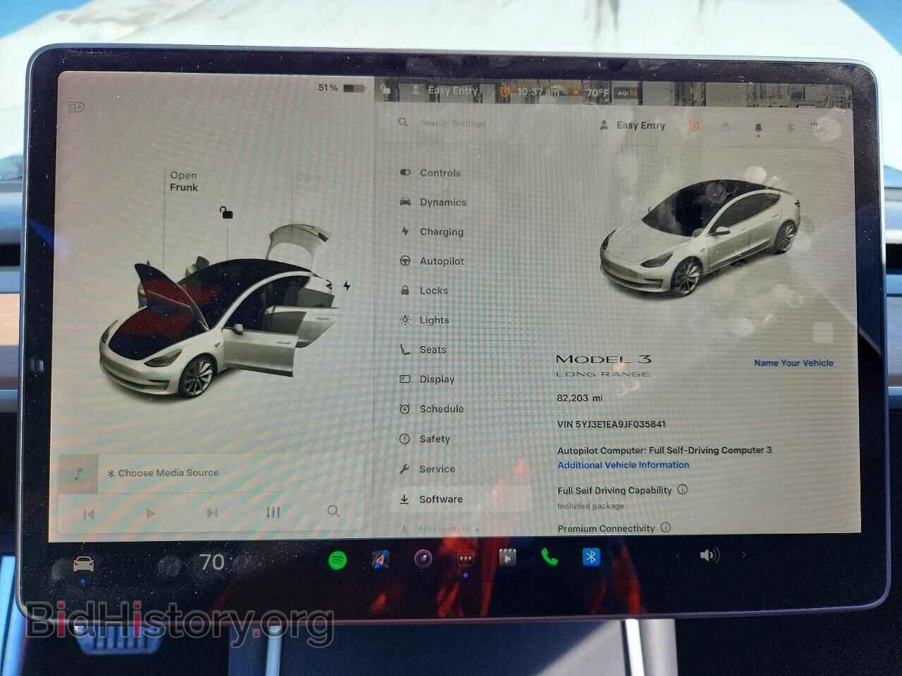 2018 TESLA MODEL 3 - VIN: 5YJ3E1EA9JF035841 - Photo 9