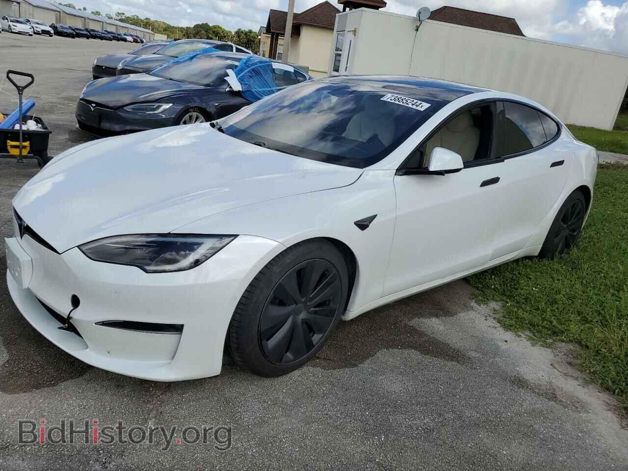 Photo 5YJSA1E57NF487464 - TESLA MODEL S 2022