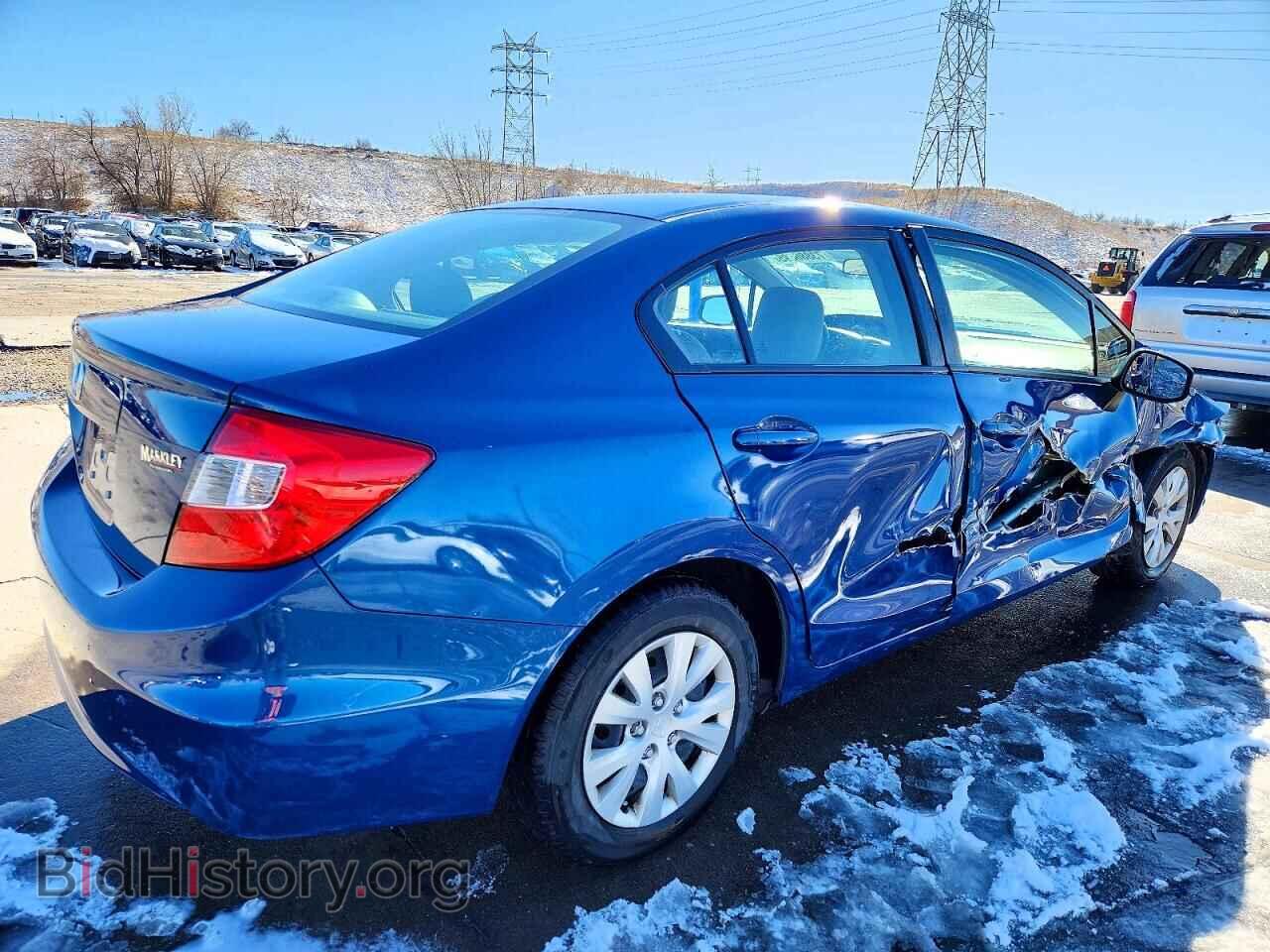 2012 HONDA CIVIC - VIN: 2HGFB2F55CH545616 - Фото 3