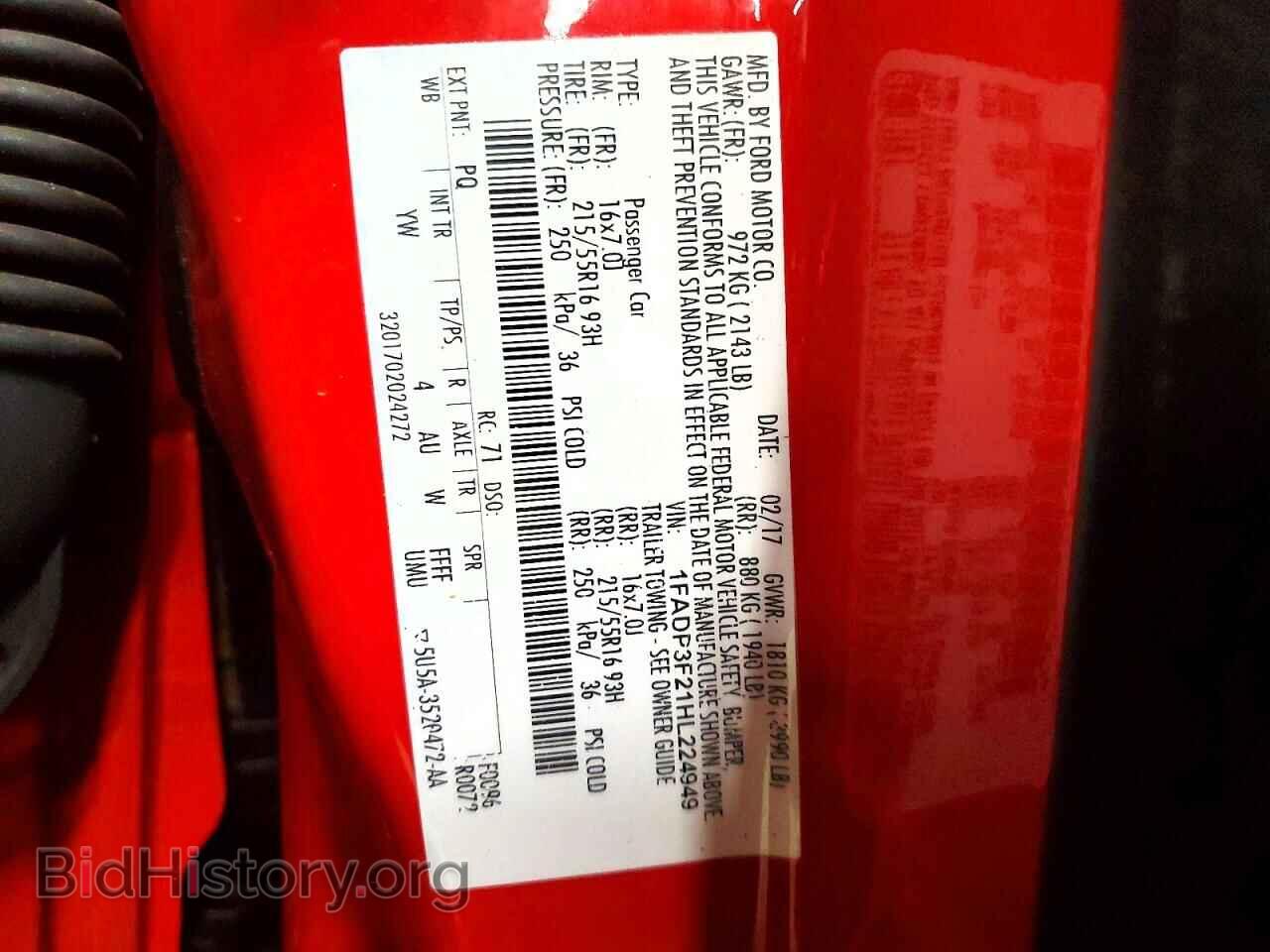 2017 FORD FOCUS - VIN: 1FADP3F21HL224949 - Photo 12