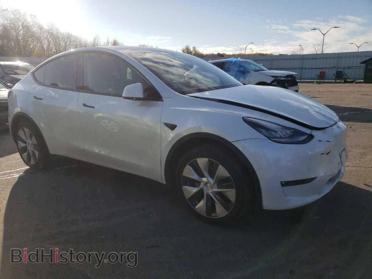 2021 TESLA MODEL Y - VIN: 5YJYGDEE1MF101159 - Фото 4