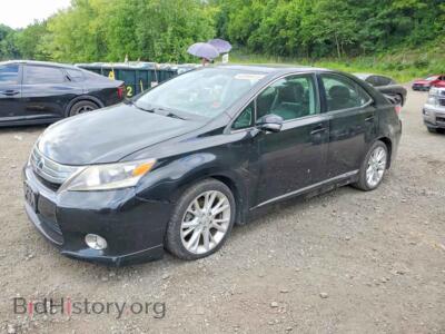 2010 Lexus HS 250h, black — VIN JTHBB1BA1A2011740, Copart