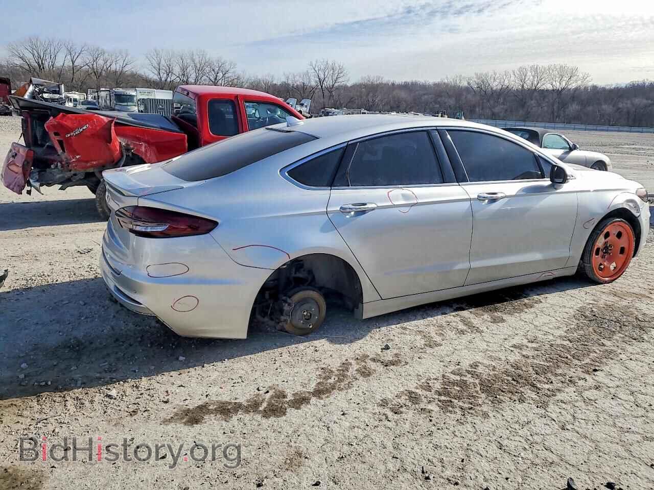 2019 FORD FUSION - VIN: 3FA6P0D90KR187246 - Фото 3