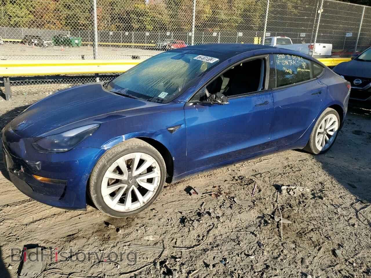 Фотография 5YJ3E1EA0NF287841 - TESLA MODEL 3 2022