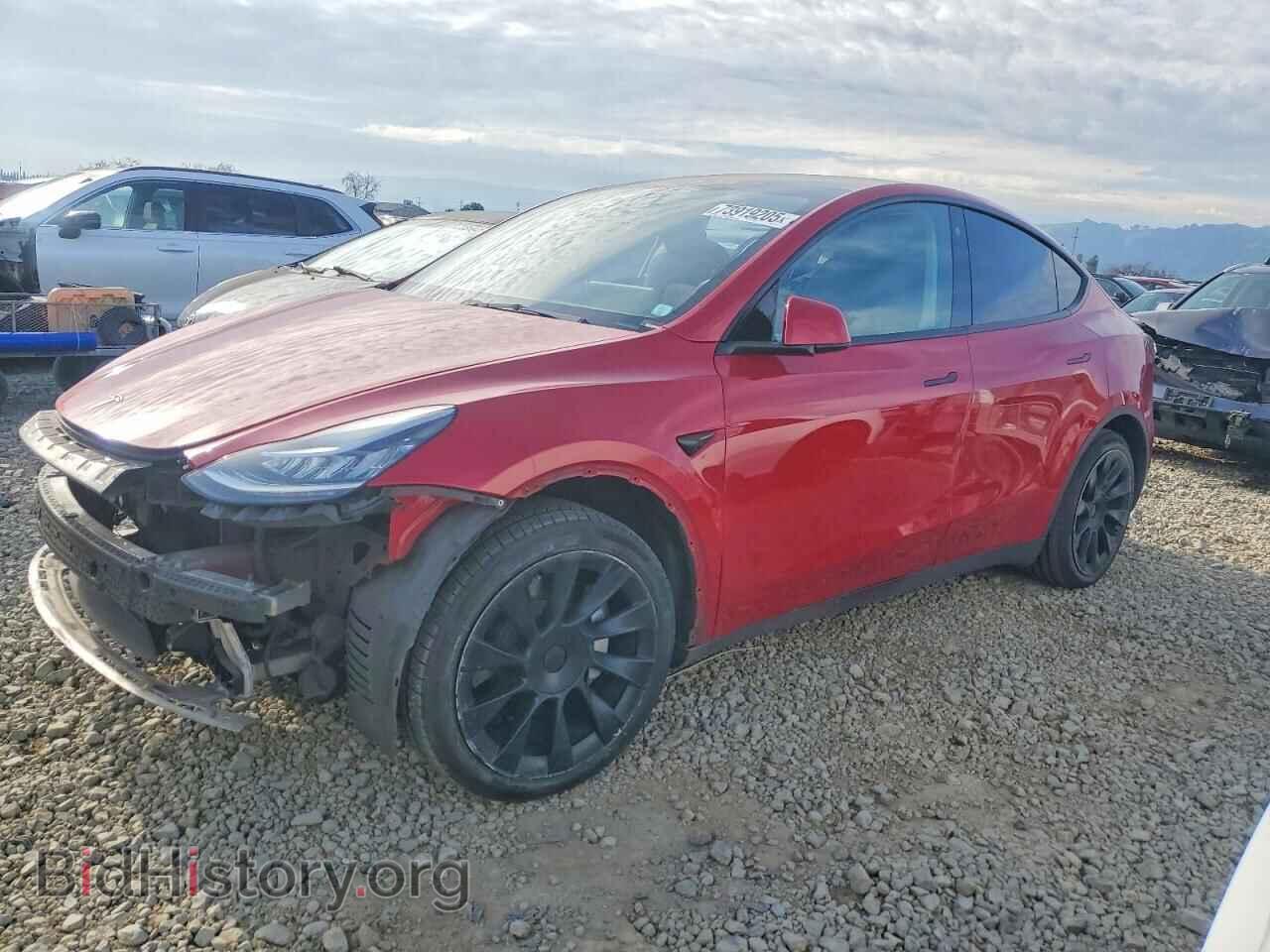 Фотография 7SAYGAEE9NF352448 - TESLA MODEL Y 2022