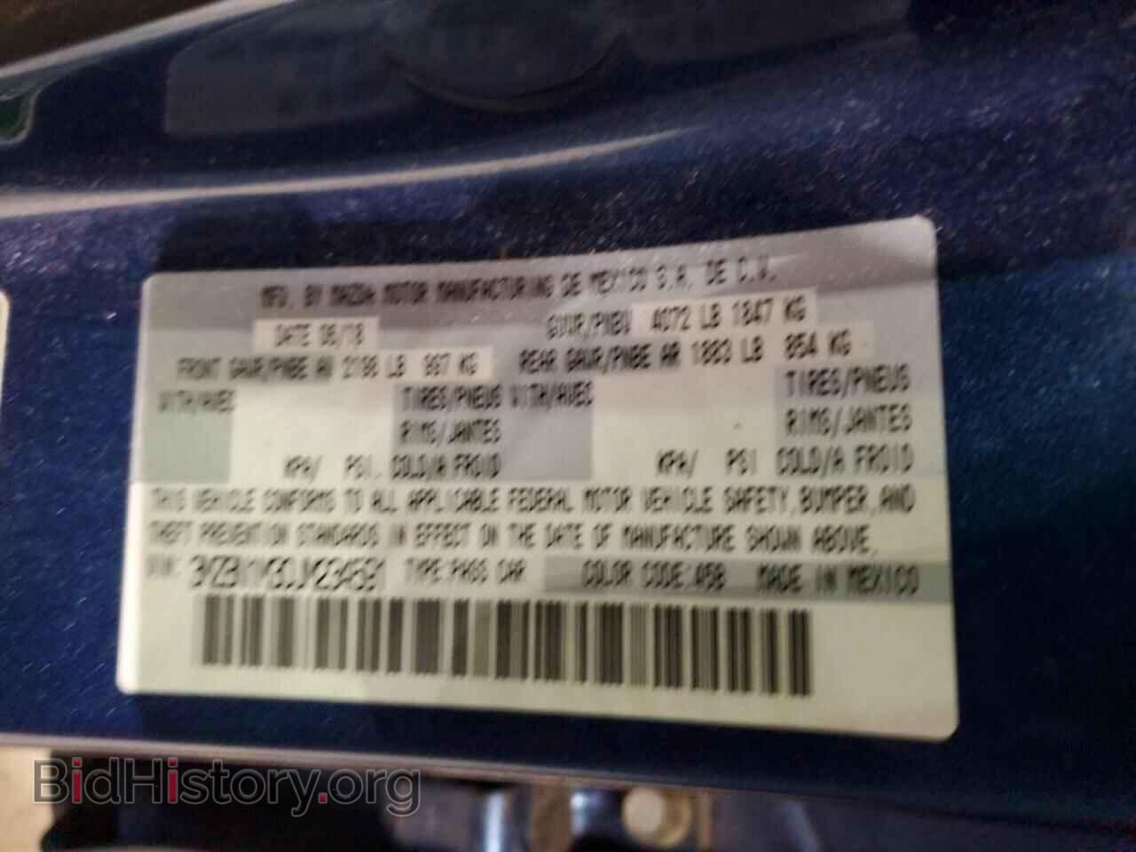 2018 MAZDA 3 - VIN: 3MZBN1M30JM234591 - Фото 13