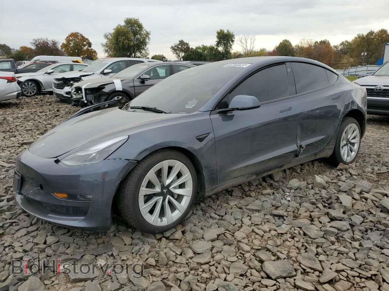 Photo 5YJ3E1EB2NF263680 - TESLA MODEL 3 2022