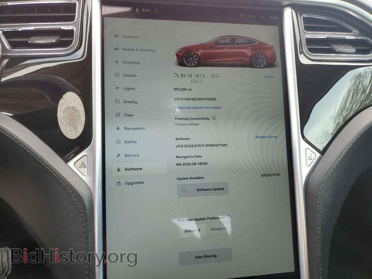 2013 TESLA MODEL S - VIN: 5YJSA1BC9DFP10363 - Фото 9