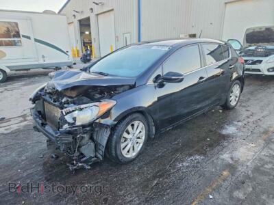 2015 Kia FORTE EX, черный — VIN KNAFX5A85F5364723, Copart
