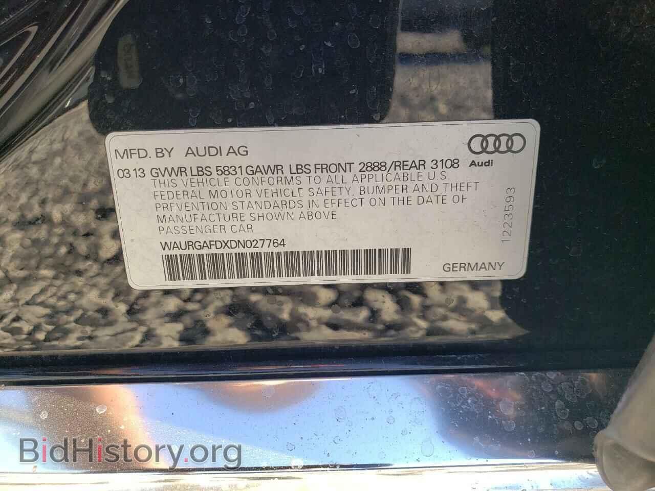 2013 AUDI A8 - VIN: WAURGAFDXDN027764 - Фото 12